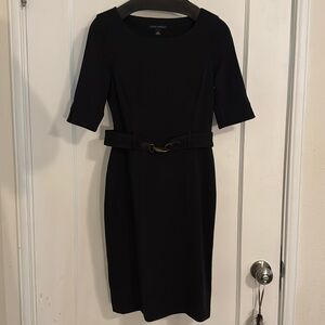 Black Banana Republic 3/4 sleeve work dress